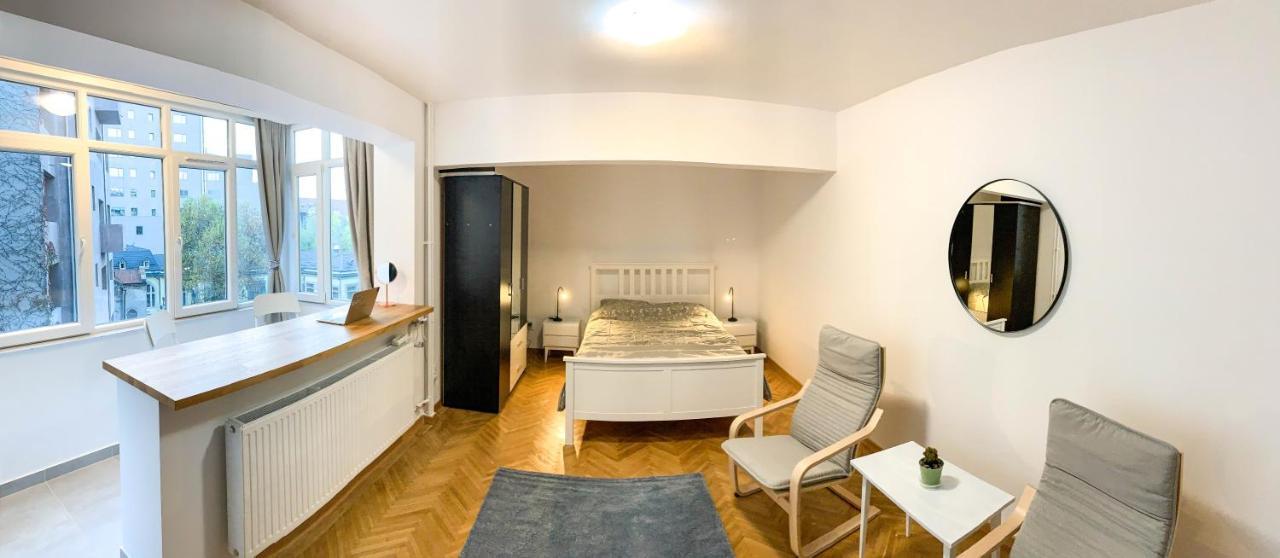 Luterana Studio Apartment Bucareste Exterior foto